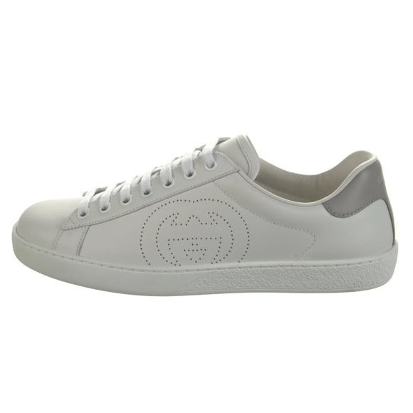 GUCCI Ace Perforated Leather Sneakers